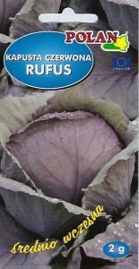 Kapusta głow. czerwona Rufus 2g.