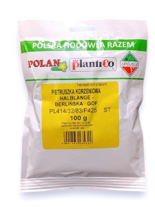 Pietruszka korzeniowa Halblange - Berlińska GOF 100g.