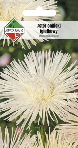 Aster ch. igiełkowy biały 1g