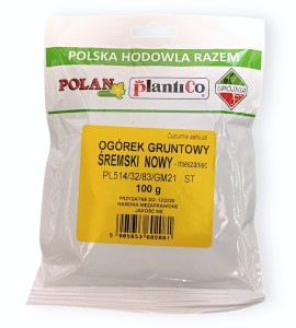 Ogórek gruntowy Śremski Nowy - mieszaniec 100g.