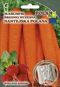 Zestaw Marchew Nantejska Polana + Rzodkiewka taśma 6 m