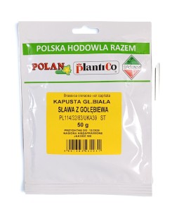 Kapusta głow. biała Sława z Gołębiewa 50g.