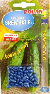 Ogórek konserwowy Śremski  - mieszaniec otoczka 50 n
