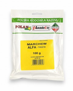 Marchew jadalna Alfa - mieszaniec 100g.