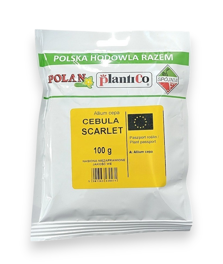 Cebula Allium cepa Scarlet 100g.